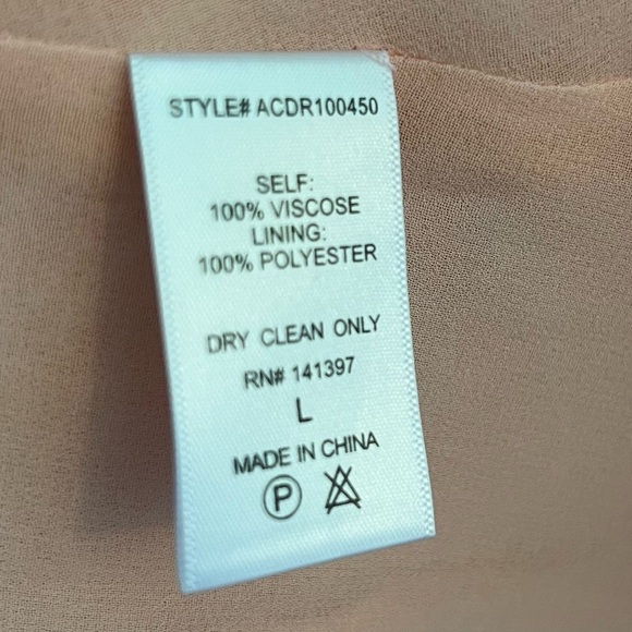 ASTR the label Women's Long Sleeve Windsor Mini Dress Size L - Picture 10 of 16